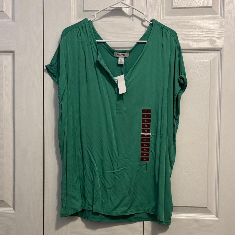 Nine West Teal Women's Blouse